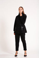 Cep Detaylı Duble Paça Pantolon