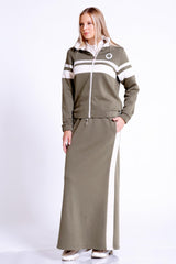 Бархатное пальто с декором