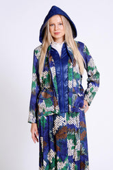 Trench Garnili Desenli Mont