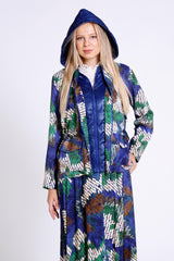 Trench Garnili Desenli Mont