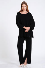 Комплект трикотажа с разрезами