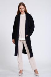 Jakarlı Örgü Triko Hırka