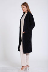 Jakarlı Örgü Triko Hırka