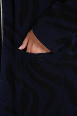 Jakarlı Örgü Triko Hırka