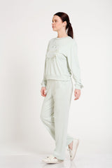 Nakış Ve Swarovski Taş Süslemeli Sweatshirt