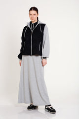 Garni Detaylı Kapşonlu Yelek