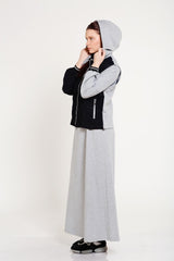 Garni Detaylı Kapşonlu Yelek