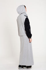 Garni Detaylı Kapşonlu Yelek