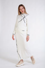 İnci Desenli Triko Kazak