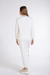 İnci Desenli Triko Uzun Etek