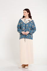 Пальто Garni с детальным узором