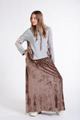 Бархатная юбка