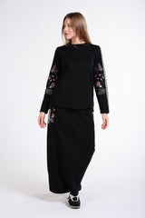 Nakış Detaylı Sweatshirt