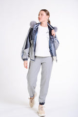 Yanı Şerit Detaylı Paçası Lastikli Pantolon