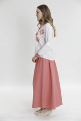 Beli Lastikli Rahat Kalıp Uzun Etek