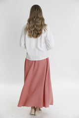 Beli Lastikli Rahat Kalıp Uzun Etek