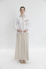 Beli Lastikli Rahat Kalıp Uzun Etek