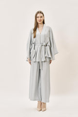 Taş İşleme Detaylı Pantolon-Panço Takım