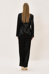 Классические брюки из атласной ткани